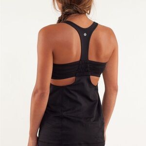 Lululemon Athletica Black Racerback Tank Top